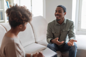 Person engaging in individual counseling in Haverhill