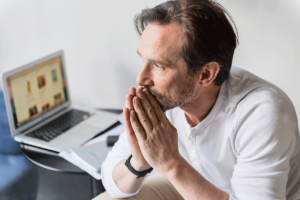 Person struggling with high-functioning depression