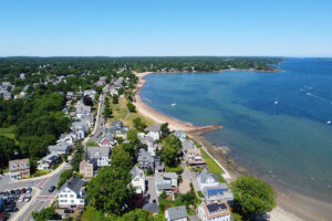 Top view of the area where you can find a psychiatrist in Beverly, MA